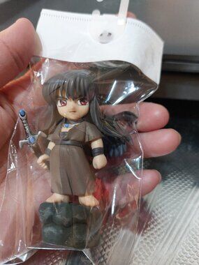 Cutie Warrier Anime Mini Figure Clamp In 3-D Land Series 2 Yasha In a Cute Sword
